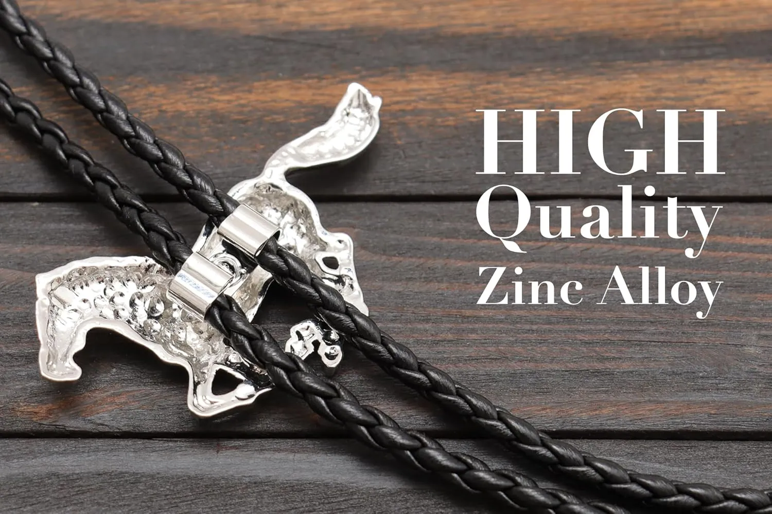 Bolo Ties for Men Western - Handmade 3D Horse Bolo Tie Design Cowboy Bolo Tie for Women Cowgirl Western Costume Accessories
