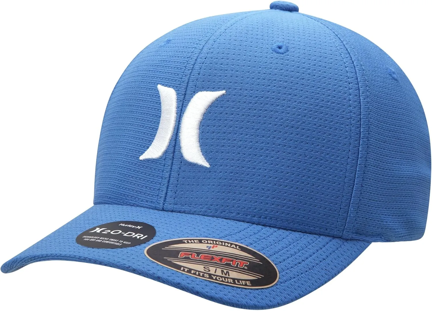 Hurley Men's Baseball Cap ?C Lightweight Curved Bill H2O Dri Fitted Caps for Men