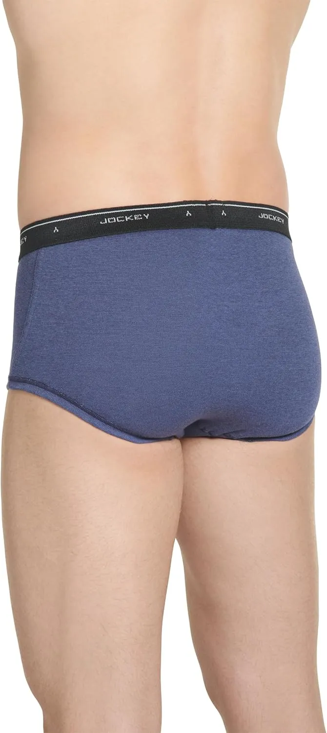Jockey Mens Underwear Briefs - Classic Full Rise Design, Pack of 3 - Authentic Mens Underwear for Comfort and Quality