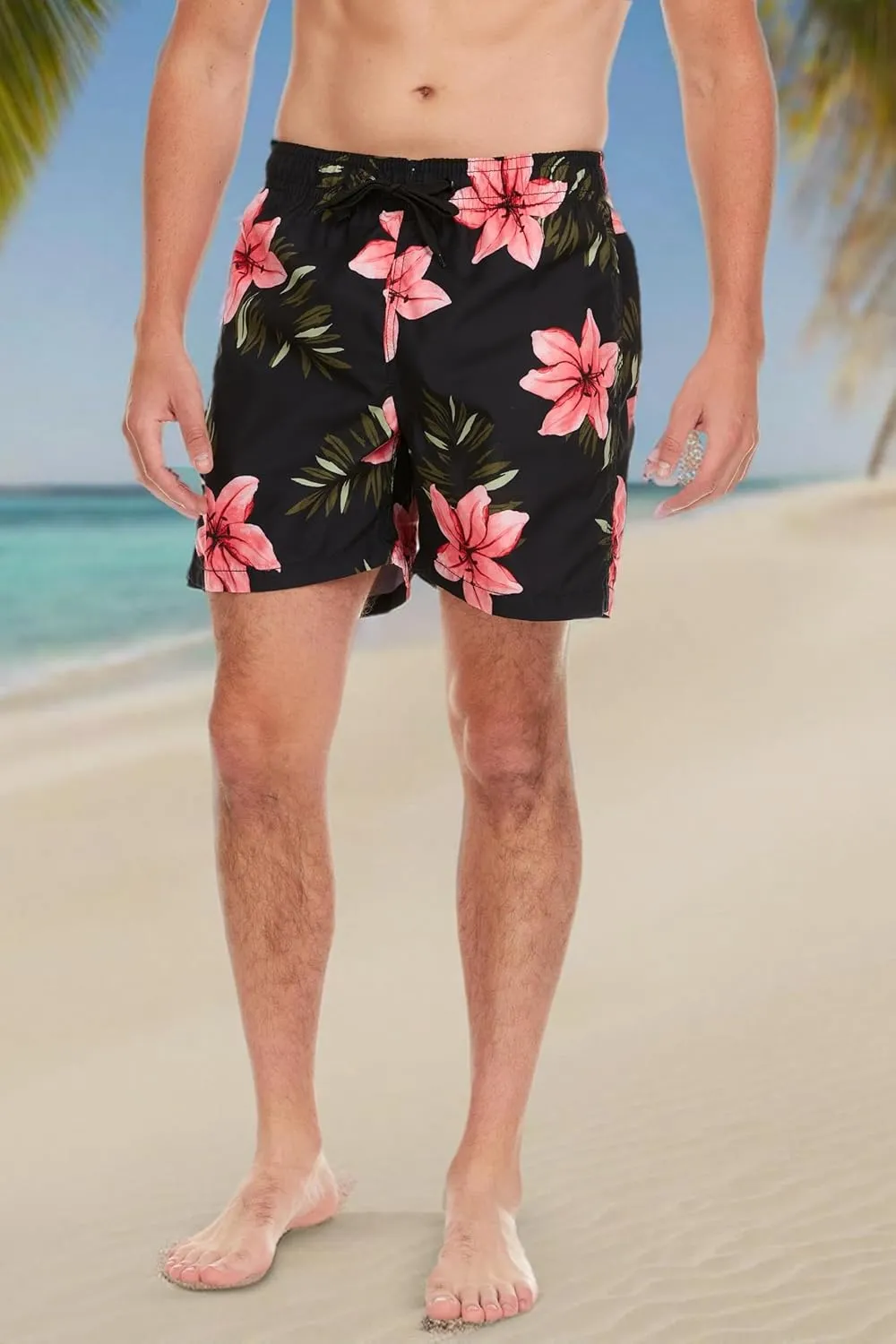 Kanu Surf Men's Monaco Swim Trunks (Regular & Extended Sizes)