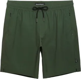 maamgic Mens Swim Trunks 9 Inch with Mesh Lining Bathing Suit Stretch Board Shorts with Zip Pockets for Swimming Shark