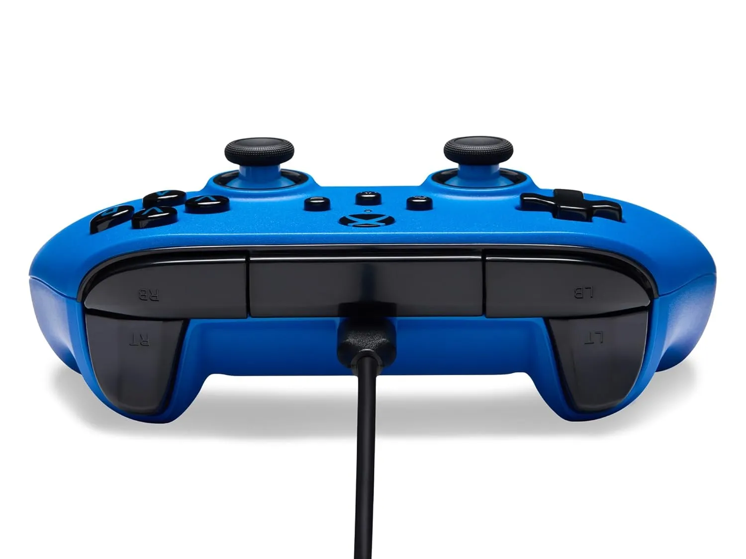 PowerA Symmetric Wired Controller for Xbox Series X|S - Blue, Officially licensed, Inline Thumbstick Layout, Windows 10/11 compatible, Dual Rumble Motors, Impulse Triggers, 3.5 mm Audio Jack