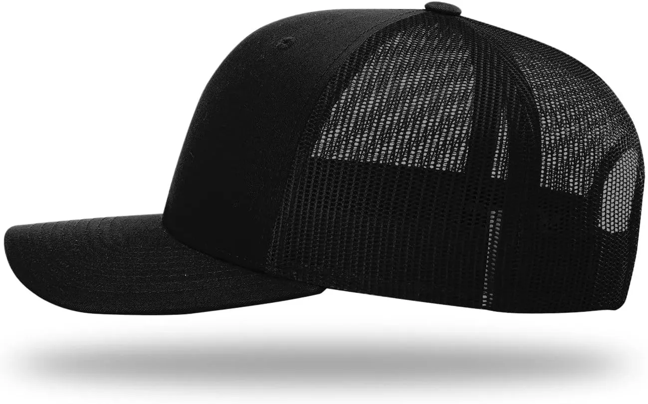 Richardson 112 Classic Six-Panel Adjustable Snapback Trucker Cap | Bulk Packs Available