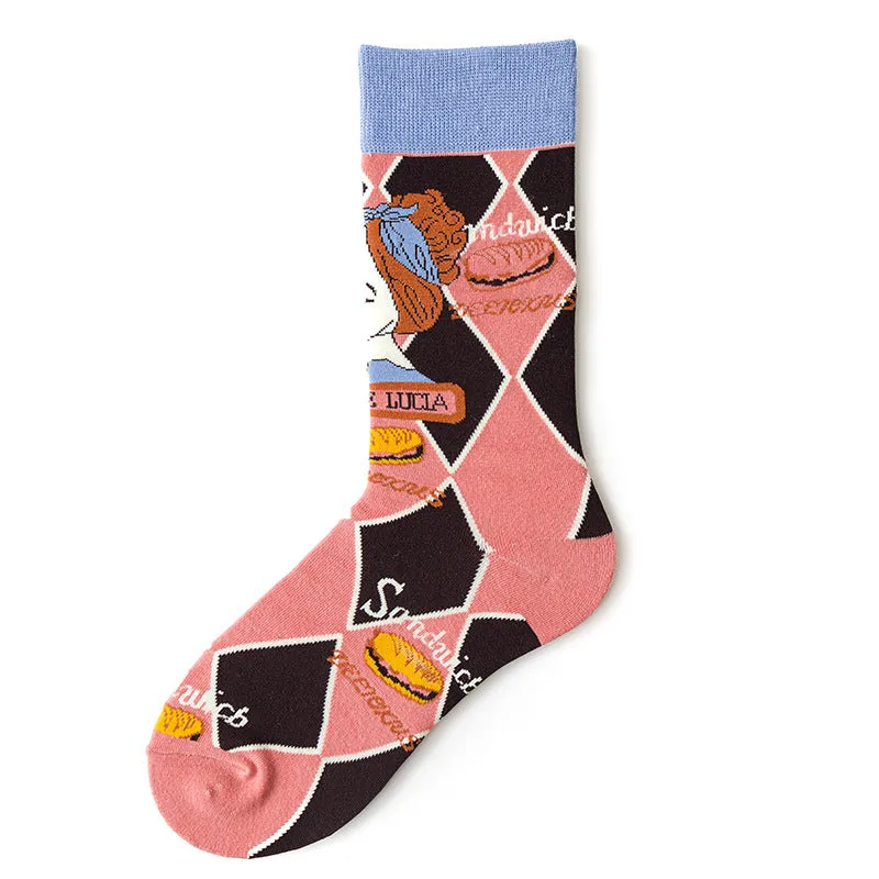 Unisex Fashion Cotton Crew Socks
