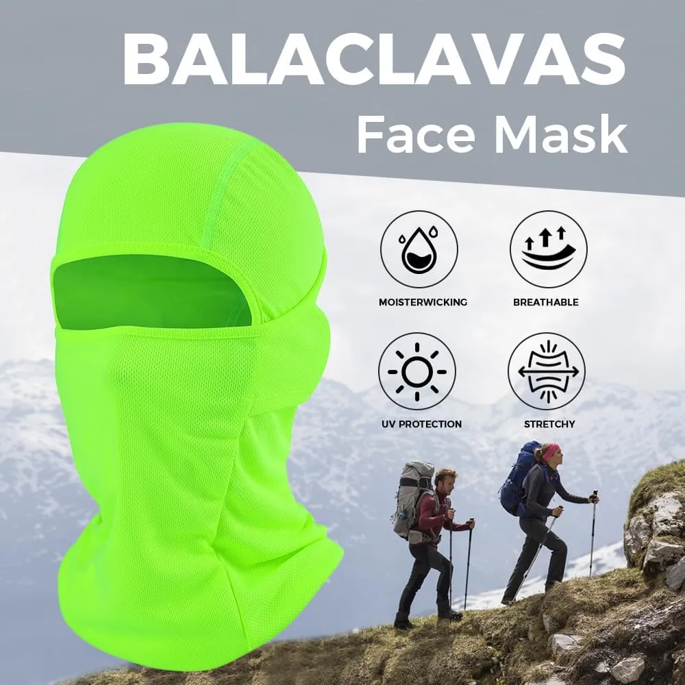 WTACTFUL 3 Pieces Balaclava Face Mask of Men - Ski Mask, Breathable Elastic Fit & Perfect for Outdoor Activities!