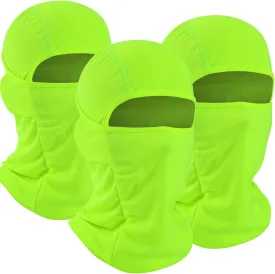 WTACTFUL 3 Pieces Balaclava Face Mask of Men - Ski Mask, Breathable Elastic Fit & Perfect for Outdoor Activities!